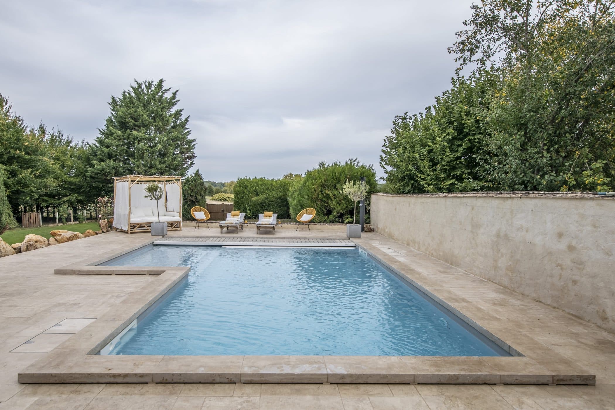 Hivernage d'une piscine bois