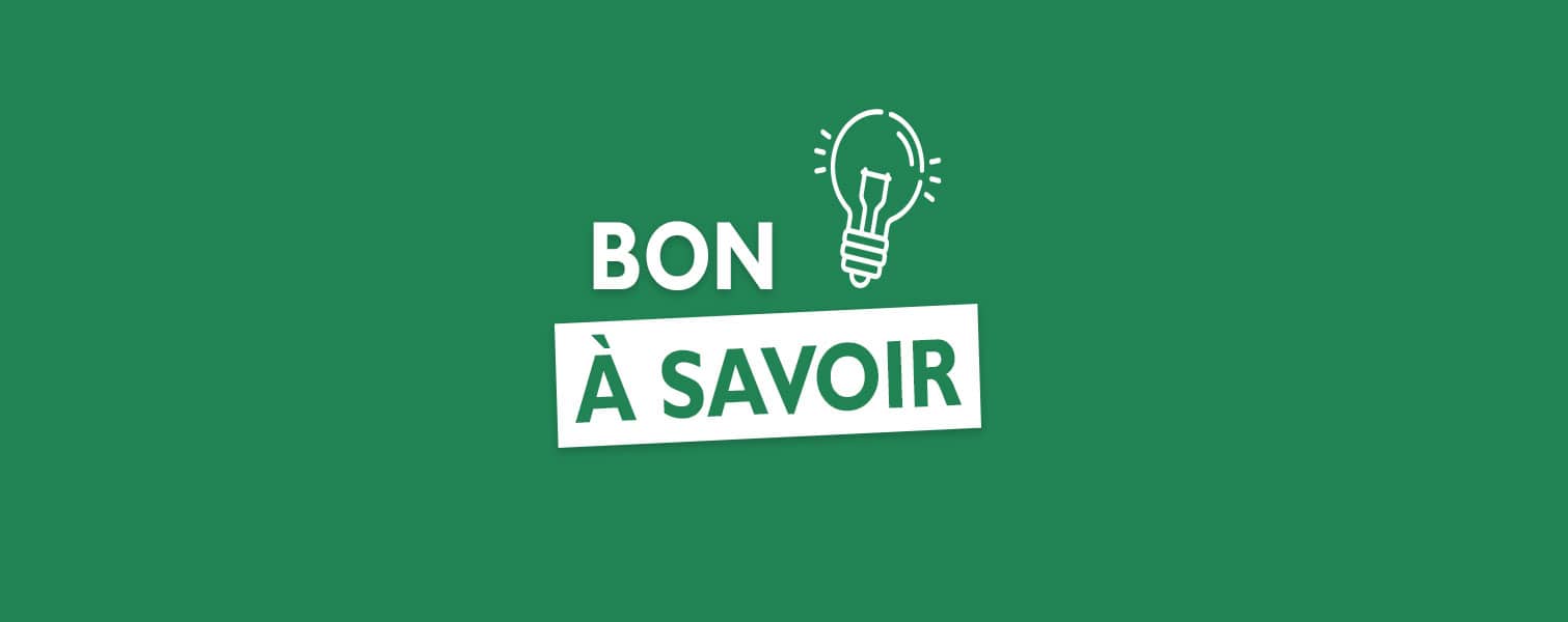 Bon à savoir
